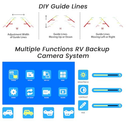 Dual Magnetic Solar Wireless Backup Camera (2 Count)