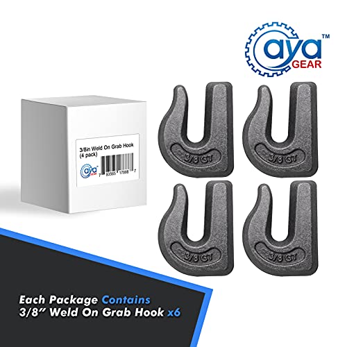 Weld on Grab Chain Hook 3 (4 Count)