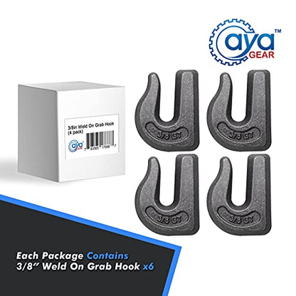 Weld on Grab Chain Hook 3 (4 Count)