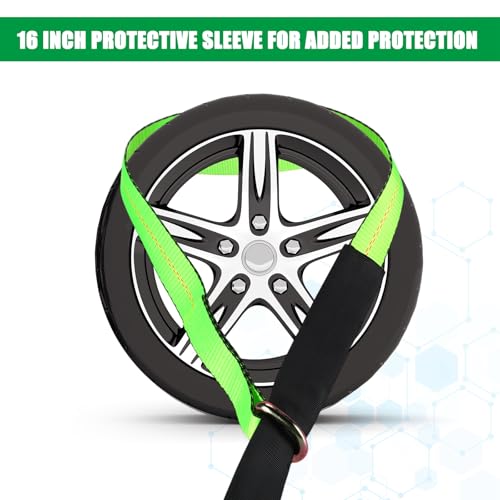 8 Pack 2" X 10ft Lasso Tow Truck Straps with D Ring 11 (8 Count)