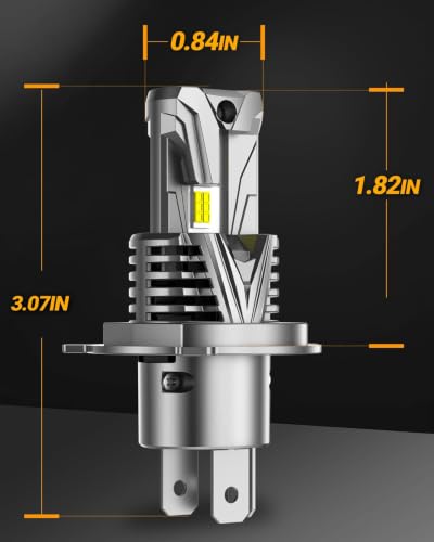 H4 Bulb 120000LM 900% Super Brighter For Uber (2 Count)