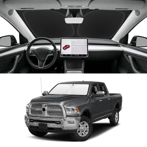 Custom Fit Windshield Sun Shade for RAM 1500 2500 3500 2012