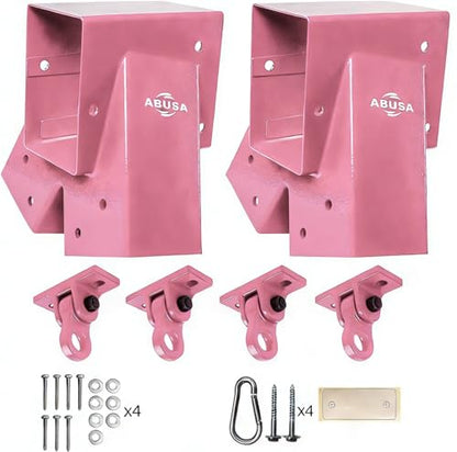 Heavy Duty Swing Sets Brackets Including 2 Pink A