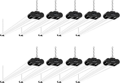 4FT Linkable LED Utility Light Fixture (10 Count)
