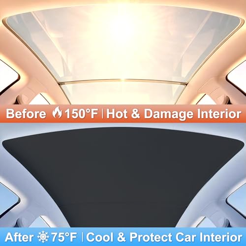Sag Free Sunroof Shade for Tesla Model Y Juniper 2025