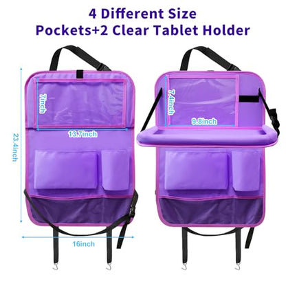 Car Backseat Organizer with Tray