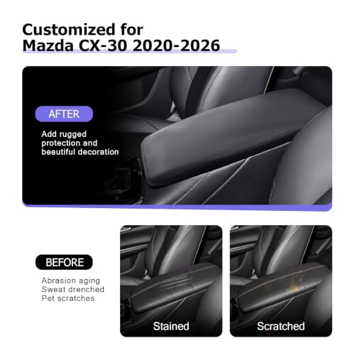 CX 30 Center Console Cover Compatible with 2020