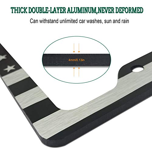 American Flag License Plate Frames