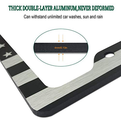 American Flag License Plate Frames