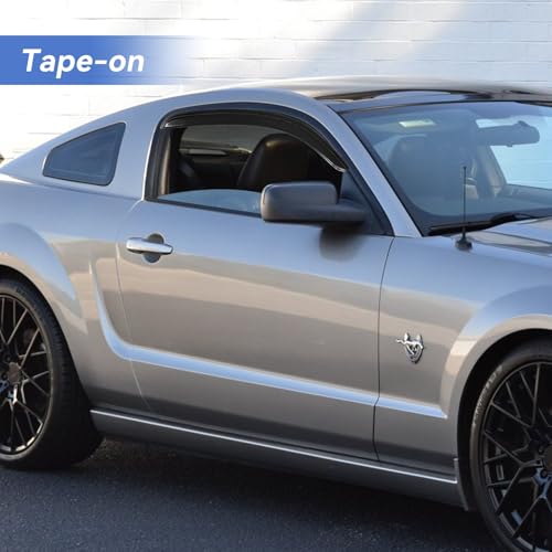 Window Visors Rain Guards for 2005 2006 2007 2008 2009 Ford Mustang