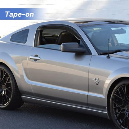 Window Visors Rain Guards for 2005 2006 2007 2008 2009 Ford Mustang