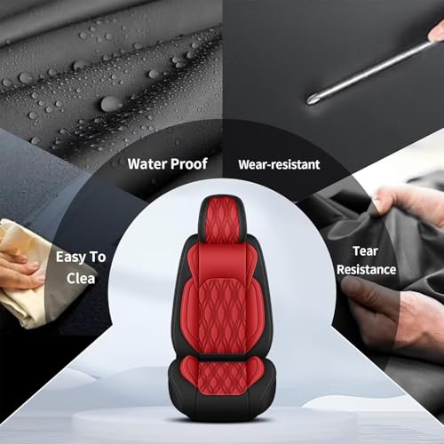 Full Set Waterproof Leather Seat Covers for Toyota Corolla 2000