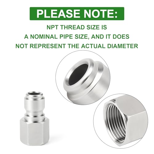 4PCS 304 Stainless Steel 1 (4 Count)