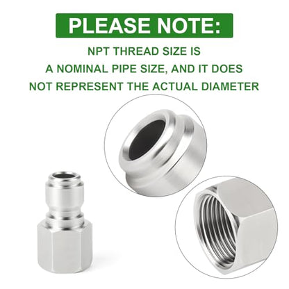 4PCS 304 Stainless Steel 1 (4 Count)