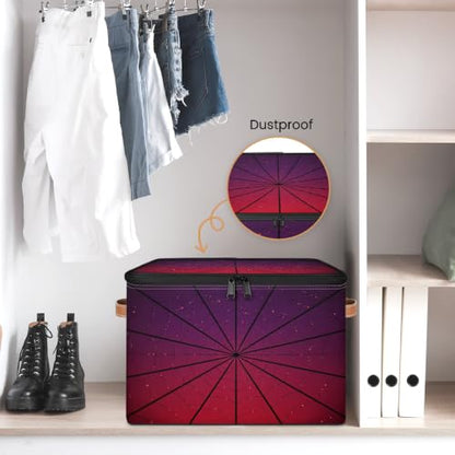 Storage Basket for Bedroom Kitchen Bathroom Storage Bins with Zipper Lids Foldable Toy Cube Storage Organizer for Kid Teen Women Men