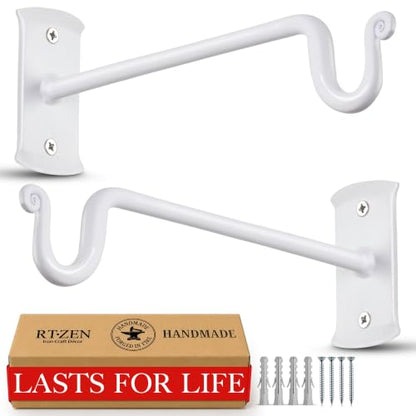Plant Hangers Outdoor or Indoor Heavy Duty Wall Bracket Hooks (2 Count)