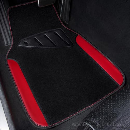Rainbow Waterproof Universal Fit Faux Leather Car Carpet