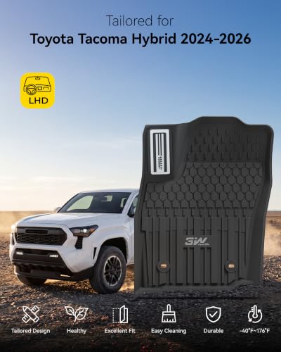 Floor Mats for Toyota Tacoma Hybrid 2024
