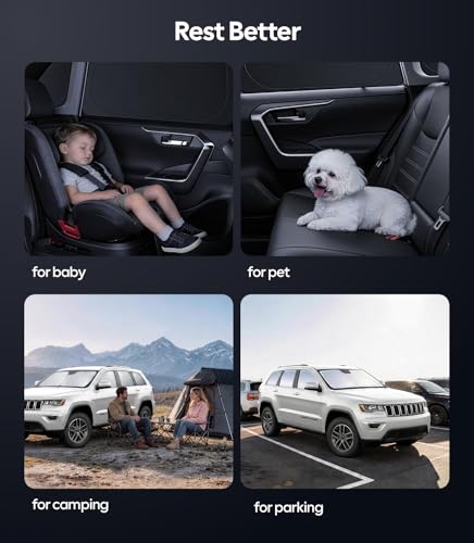2026 8PC Full Set Window Sunshade for Jeep Grand Cherokee 2011 (8 Count)