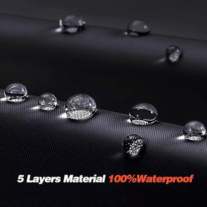 10 Layers Car Cover Custom Fit for Toyota Sequoia 100% Waterproof All Weather Automobiles