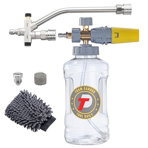 Pressure Washer Foam Cannon with Dual Connector