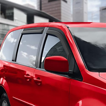 in Channel Extra Durable Rain Guards for Dodge Grand Caravan 2008
