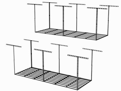3x8 Garage Storage Overhead Rack Organization (2 Count)