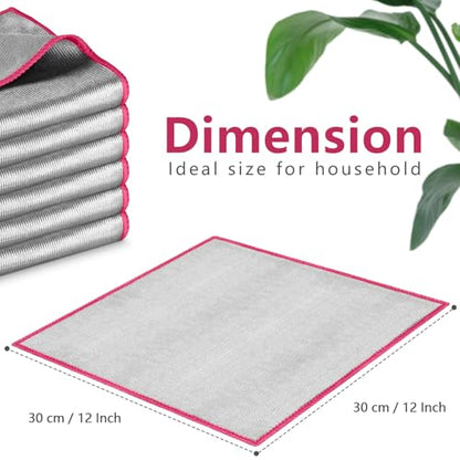 Glass Polishing Streak Free Miracle Cleaning Cloth (6 Count)