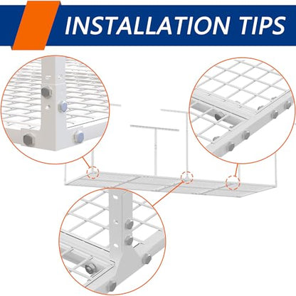3 x 8FT Overhead Garage Storage Rack