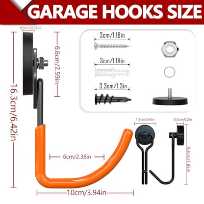 Heavy Duty Magnetic Hooks (2 Count)
