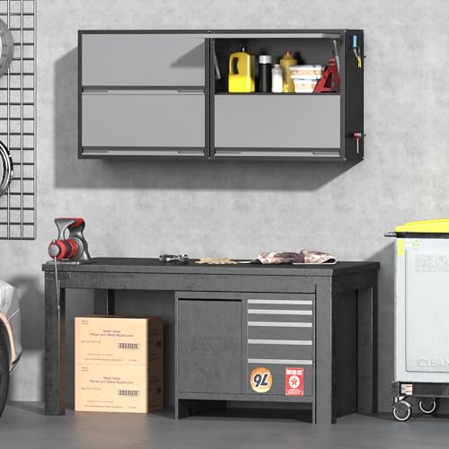Metal Garage Wall Cabinet with Up
