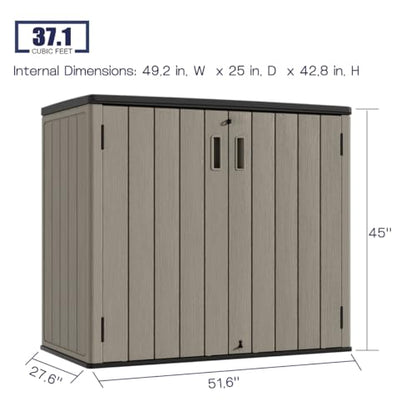 Outdoor Horizontal Storage Sheds