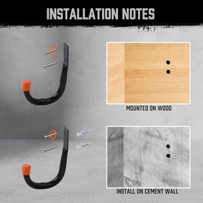 10 Pack Garage Hooks