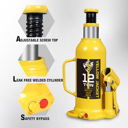 12 Ton Muti Directional Welded Bottle Jack