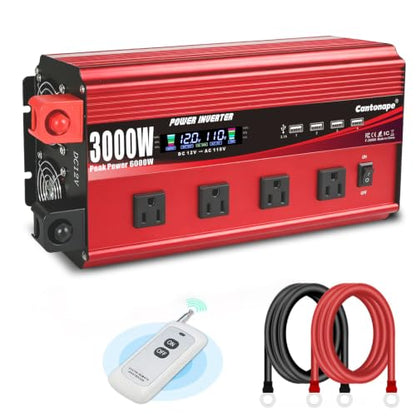 3000W Power Inverter 12V to 110V