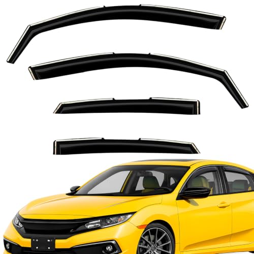 Extra Durable Window Deflectors in (4 Count)