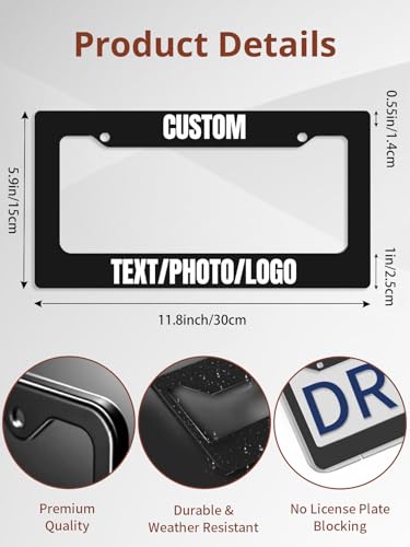 Custom License Plate Frame