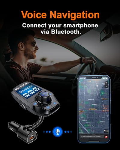 FM Transmitter Bluetooth 5.3 for Car