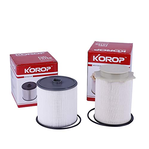 6.7 Cummins Fuel Filter Water Separator Set Fits for 2019 2020 2021 2022 2023 2024 Dodge Ram 2500 3500 4500 5500 6.7L Diesel Turbo Engines