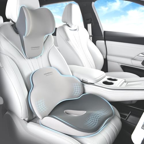 Seat Cushion and Lumbar Support Pillow for Car Office Chair