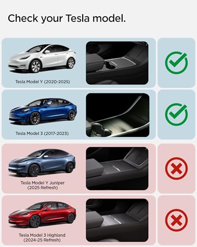 Under Screen Storage Organizer for Legacy Tesla Model Y and 3