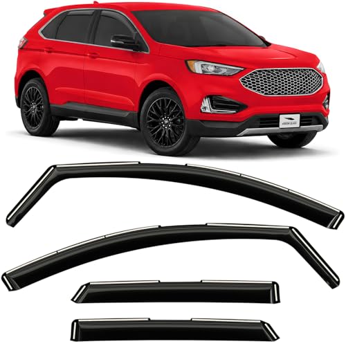 in Channel Extra Durable Rain Guards for Ford Edge 2015