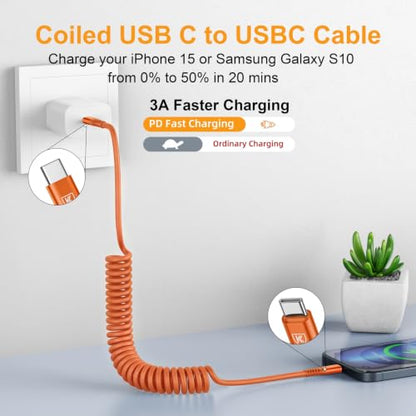 USB C to C Cable [3FT+6FT] (2 Count (3ft + 6ft))