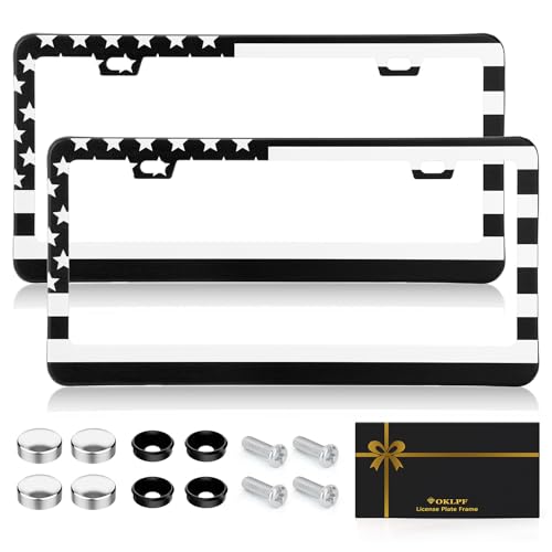 American Flag License Plate Frames