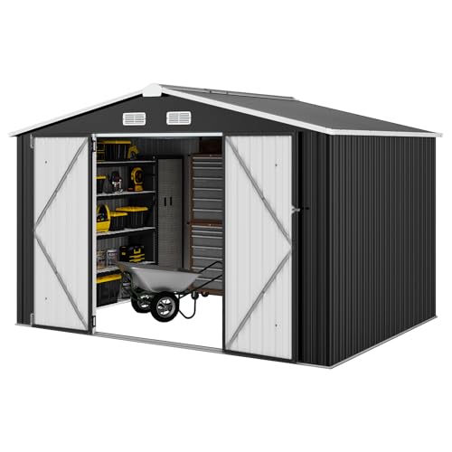 9.8x7.6 FT Shed Outdoor Storage Shed