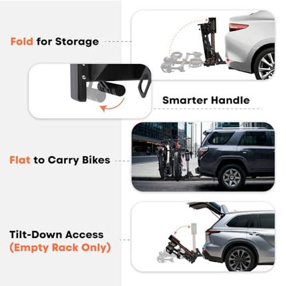 CyberRack E2 Electric Hitch Bike Rack