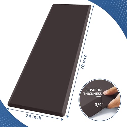 0.8" Thick Kitchen Mat Cushioned Anti Fatigue Rug Comfort Floor Mats