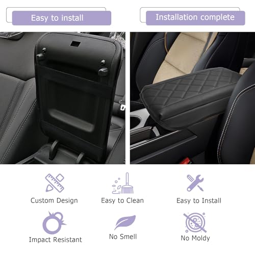 Center Console Cover Compatible with Chevy Equinox Accessories 2025 2026 2027 Equinox Armrest Cover Center Console Pad 2027 Equinox LT