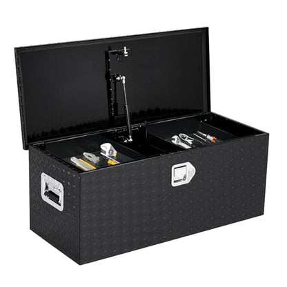 Aluminum Truck Bed Tool Box Waterproof Lockable Storage Heavy Duty Toolbox for Pickup Beds