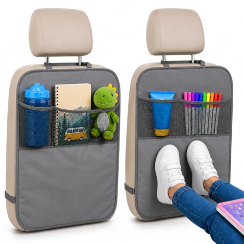 2 Pack Back of Seat Protector for Kids Feet (2 Count)